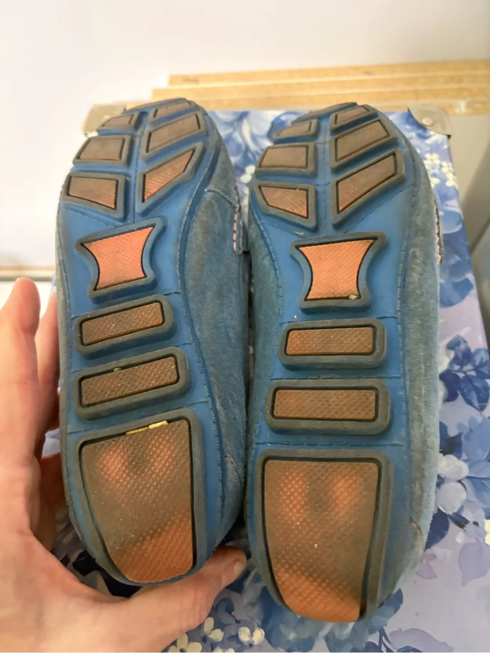 White Mountain Seablue/Nubuck Skipper Shoes